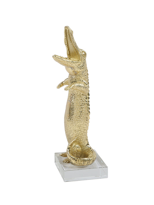 JS583X01 open crocodile ornament