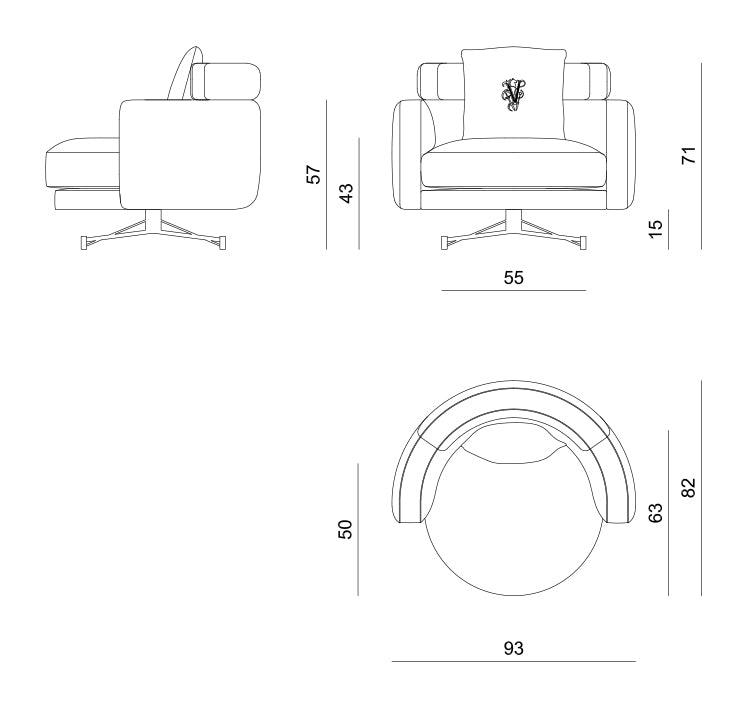 Visionnaire Khamma Armchair