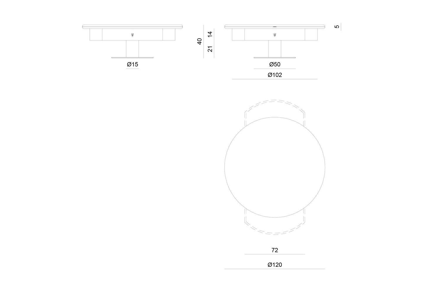 Visionnaire Korvac Coffee Table