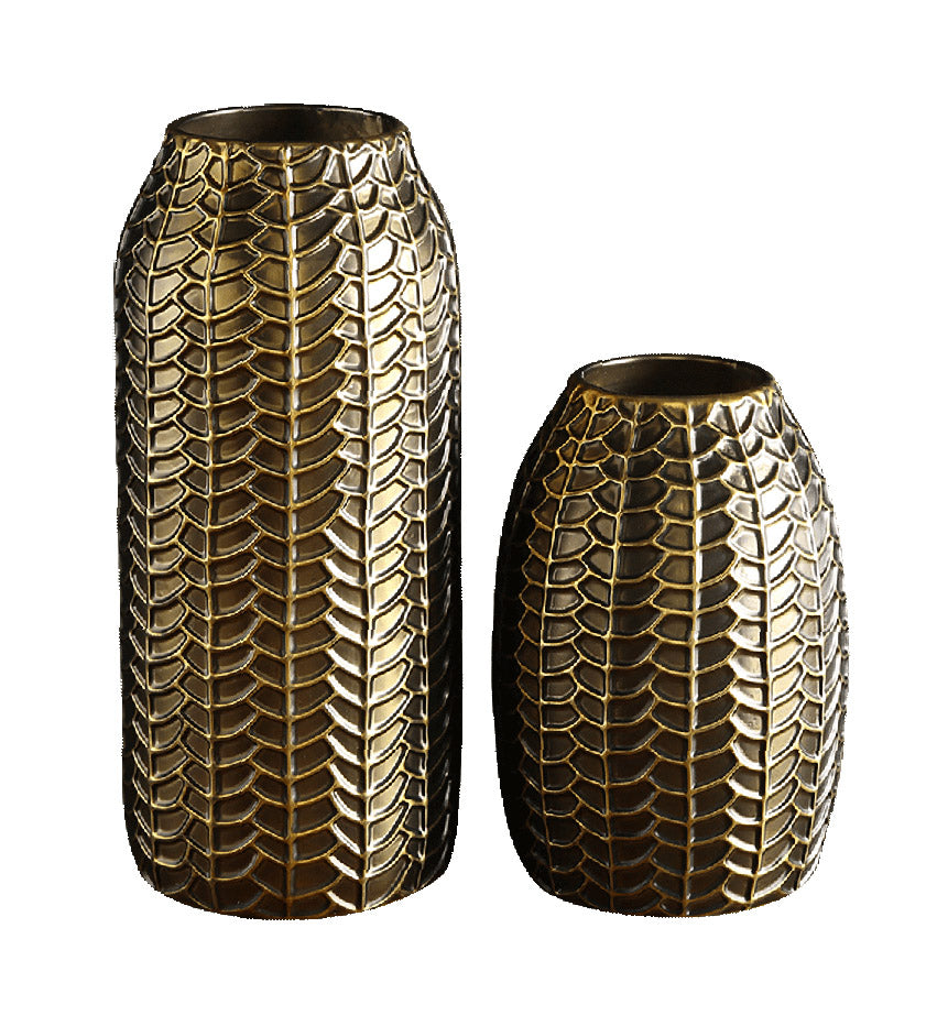 M677X01 open fish basket flower pot