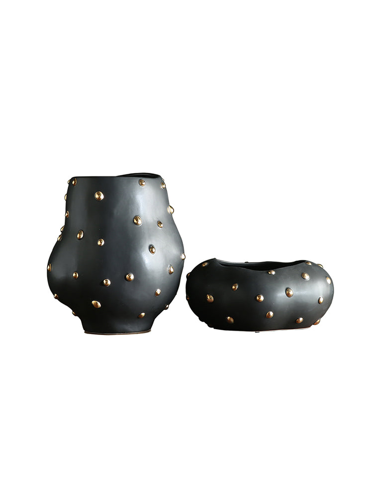 M716X02 raised dot shaped bottle