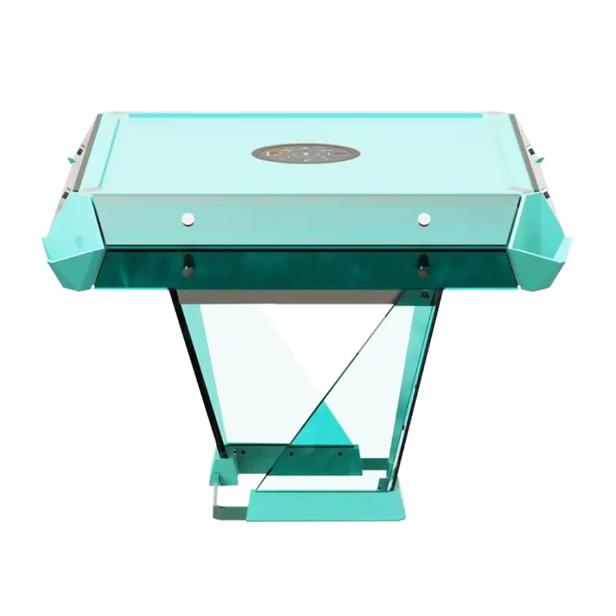 Qiocare Crystal Glass Mahjong Table