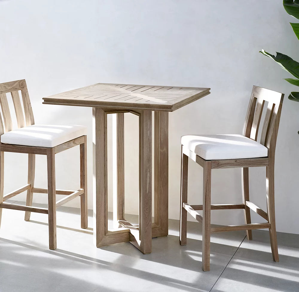 RH Costa Teak Bar & Counter Stool
