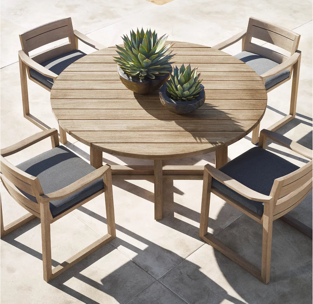 RH Sebastian Teak Dining Table