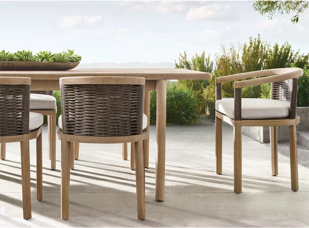 RH Isla Teak Rectangular Dining Table