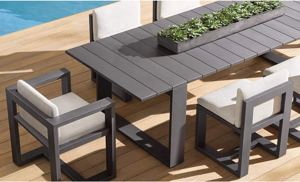 RH Bahia Teak Rectangular Dining Table