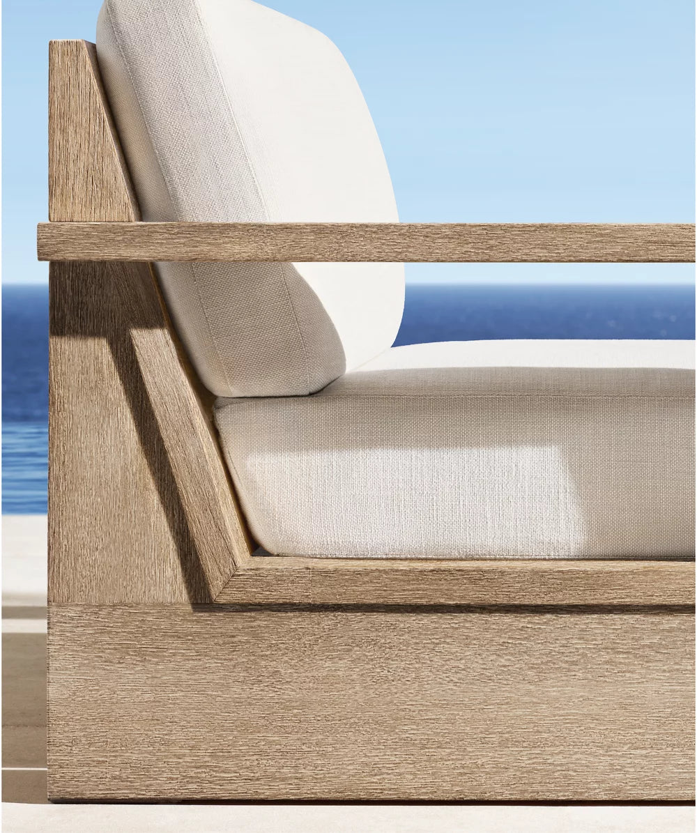 RH Tropea Teak Lounge Chair