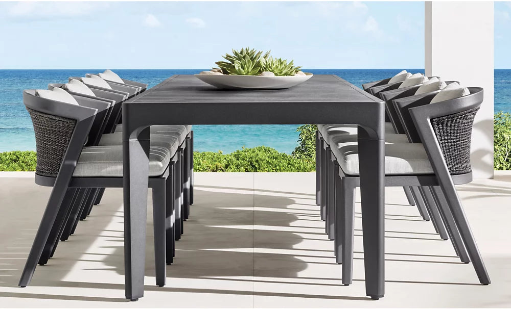 RH Malta Rectangular Dining Table