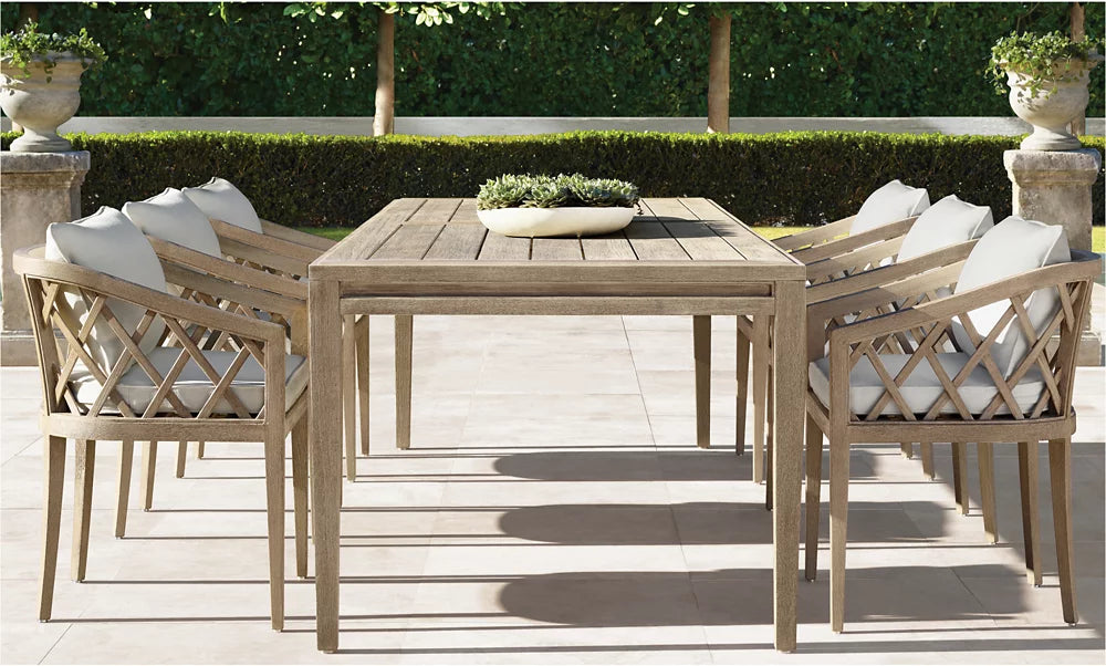 RH Greystone Rectangular Dining Table
