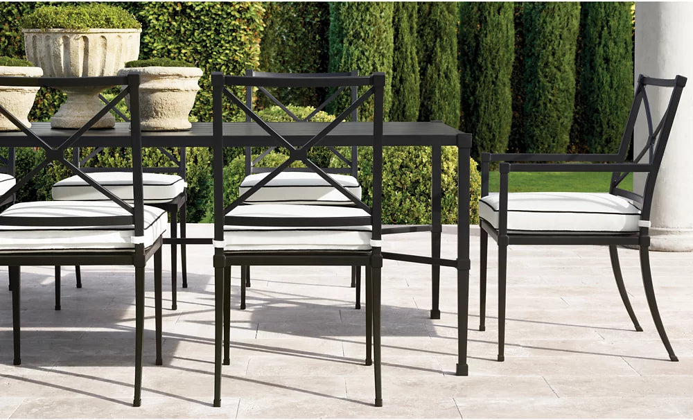 RH Trousdale Cast Aluminum Dining Table