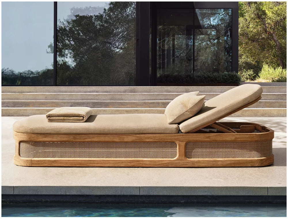 RH Trieste Chaise Longues