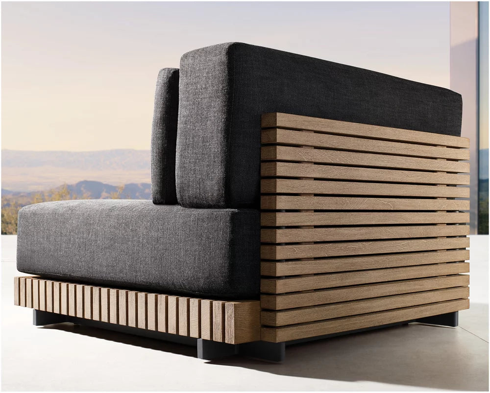 RH Caicos Modular Armless Lounge Chair