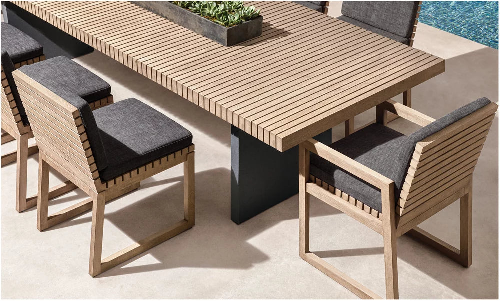 RH Caicos Rectangular Dining Table
