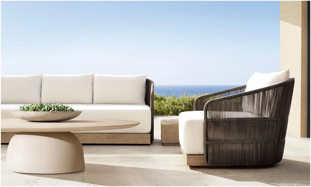 RH Marbella Square Side Table