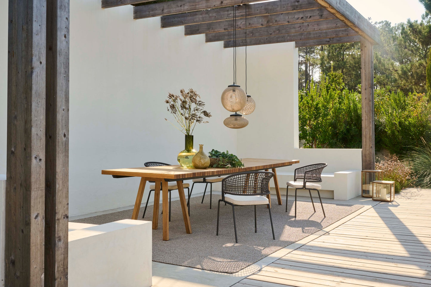 Tribu Vis À Vis Outdoor Dining Table