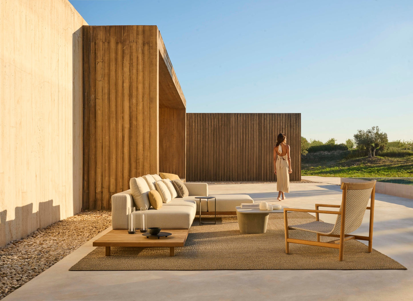 Tribu Vis À Vis Outdoor Sofa
