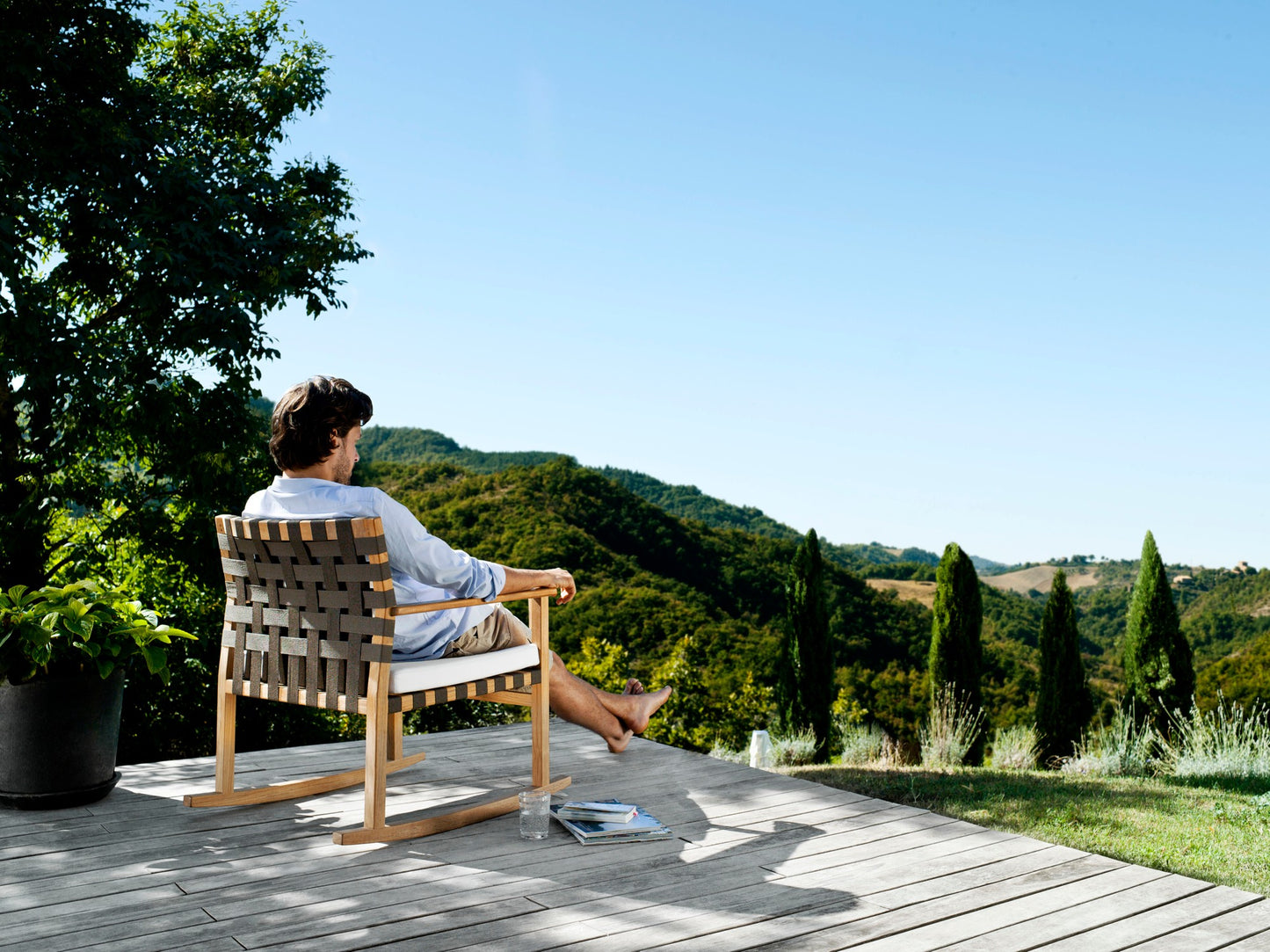 Tribu Vis À Vis Outdoor Rocking Chair