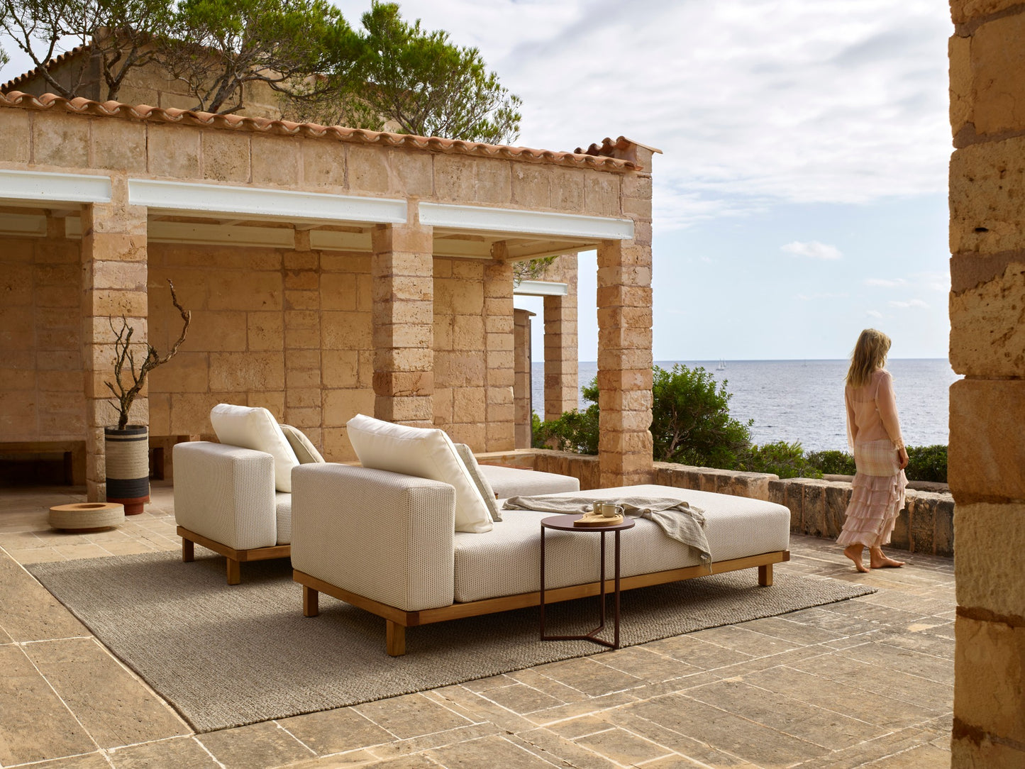 Tribu Natal Outdoor Side Table