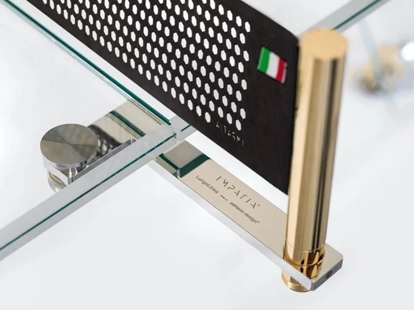Impatia Lungolinea Gold Ping Pong Table