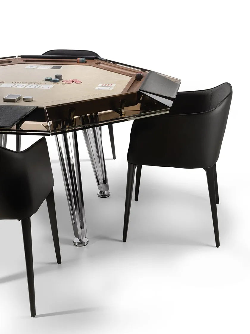 Impatia Unootto Wood Poker Table