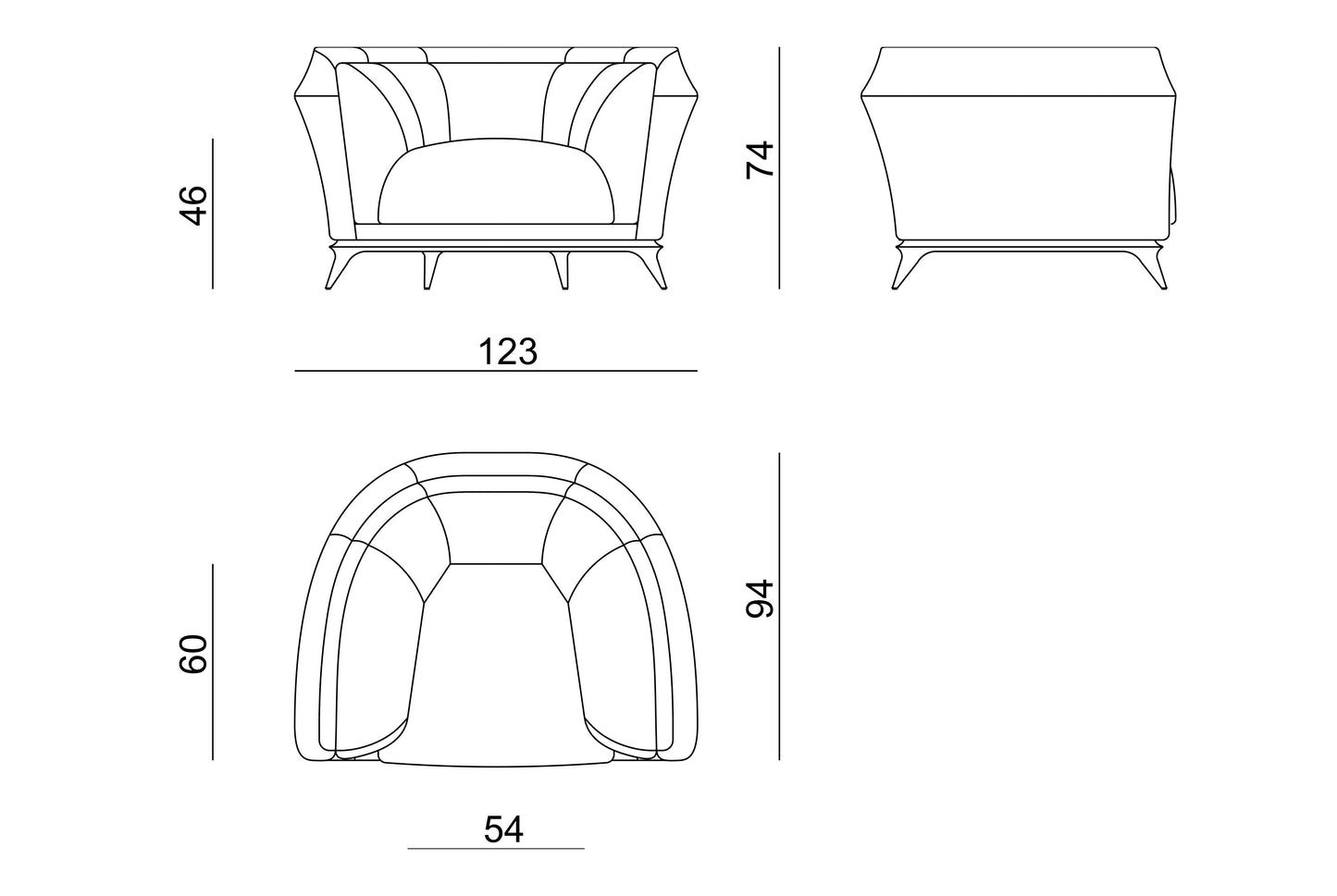 Visionnaire Deimos Armchair