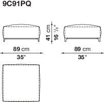 B&B Michel Club Sofa
