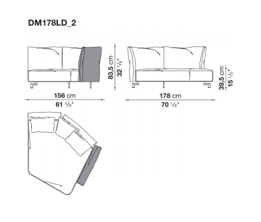 B&B Dambo Sofa