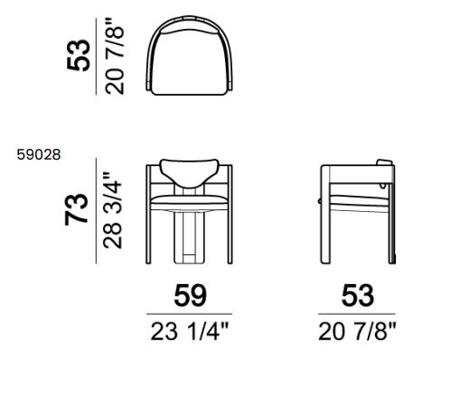 Arketipo Kate Dining Chair