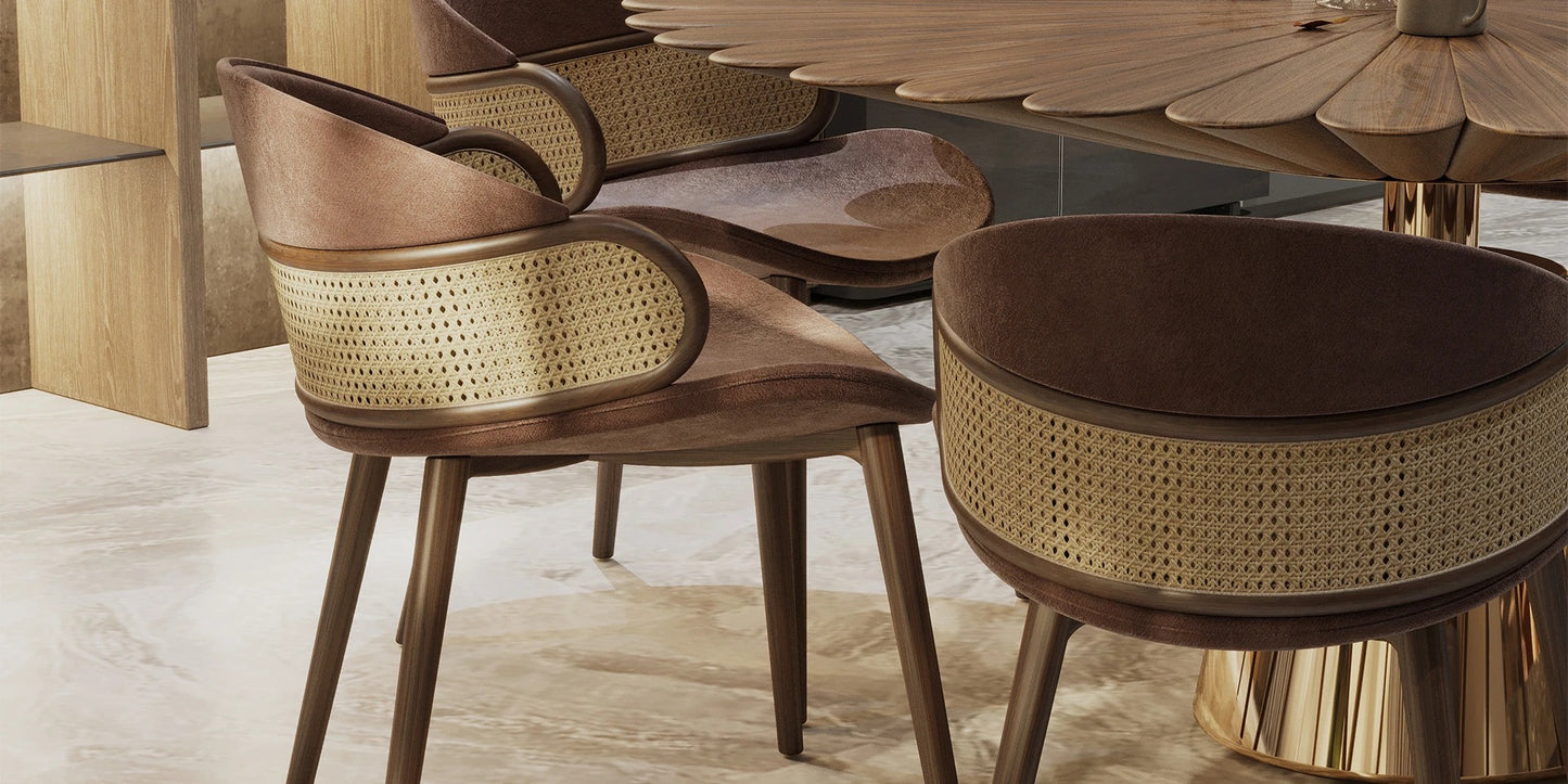 Alma De Luce Mudhif Dining Chair