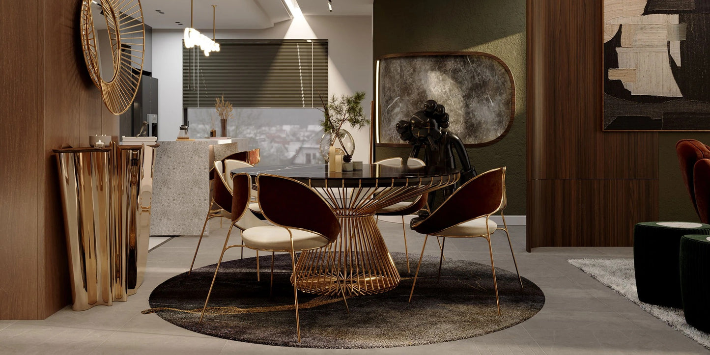 Alma De Luce Tesla Dining Table