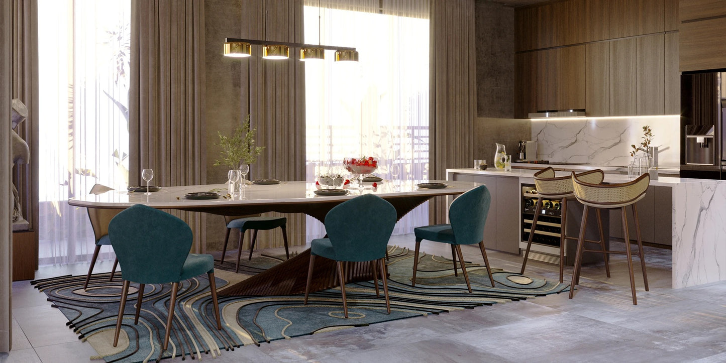 Alma De Luce Castanheiro Dining Table