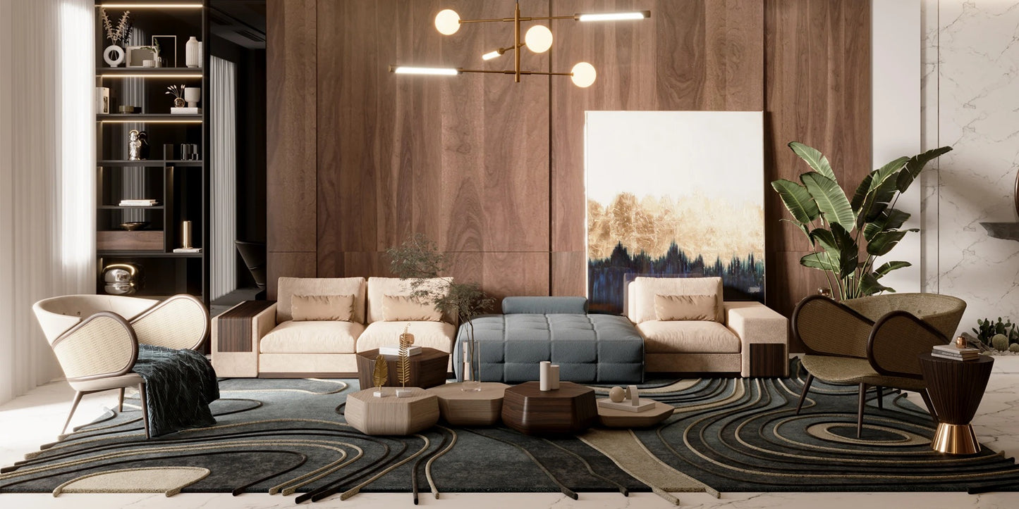 Alma De Luce Mies Modular Lt 03 Sofa