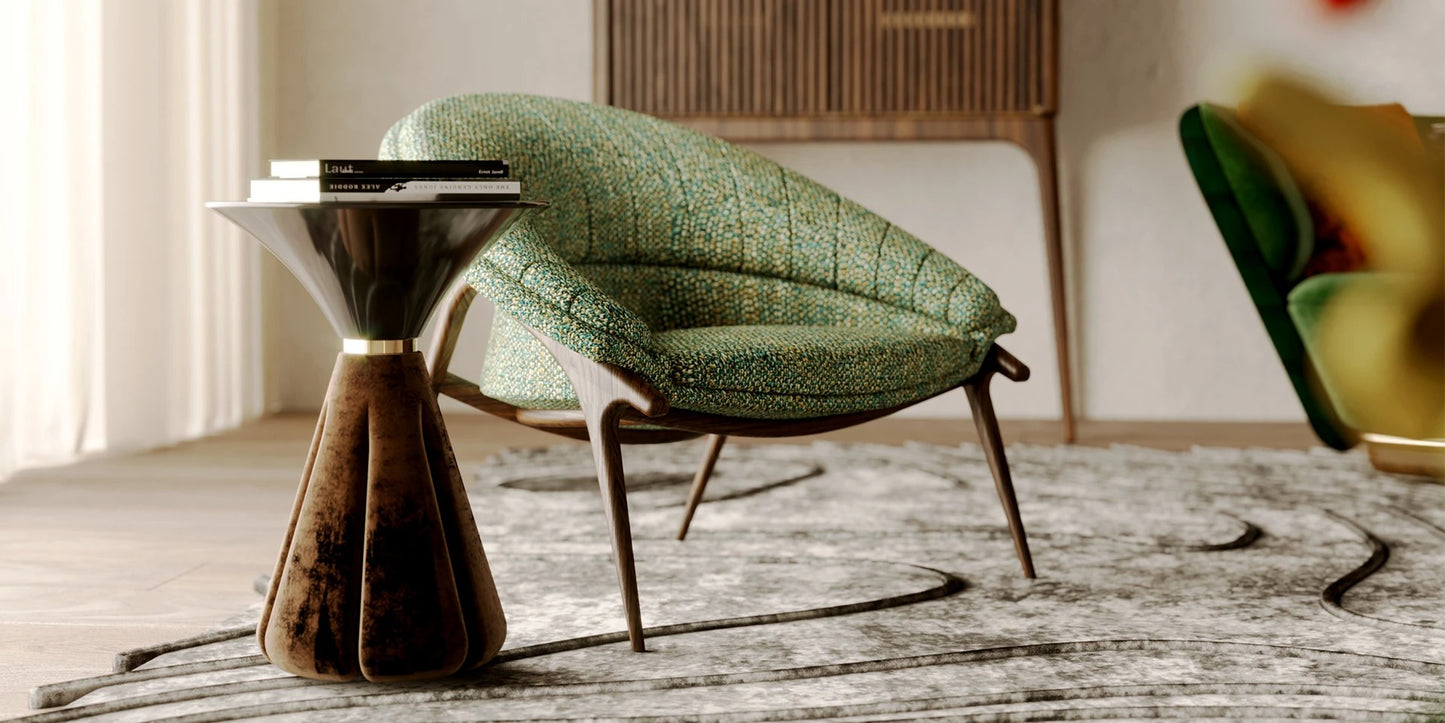 Alma De Luce Coco Side Table