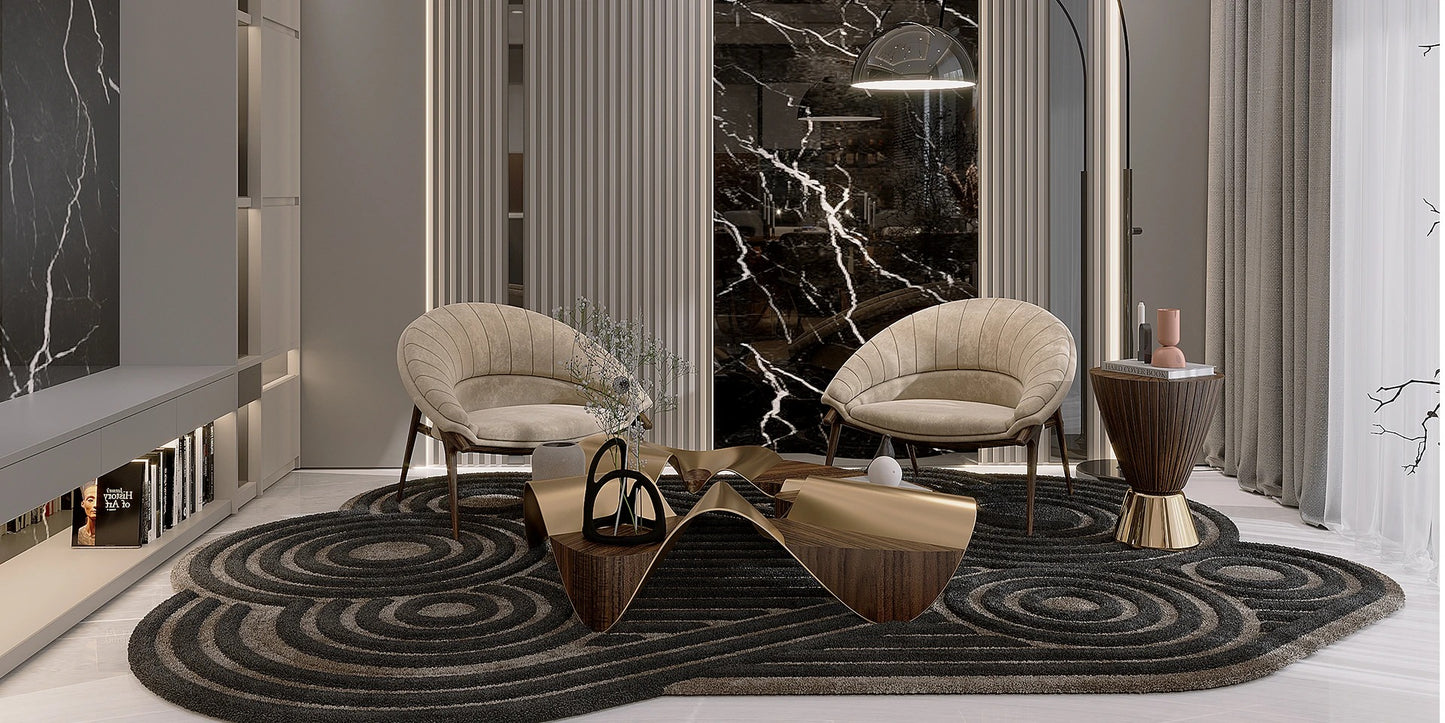 Alma De Luce Karesansui Rug