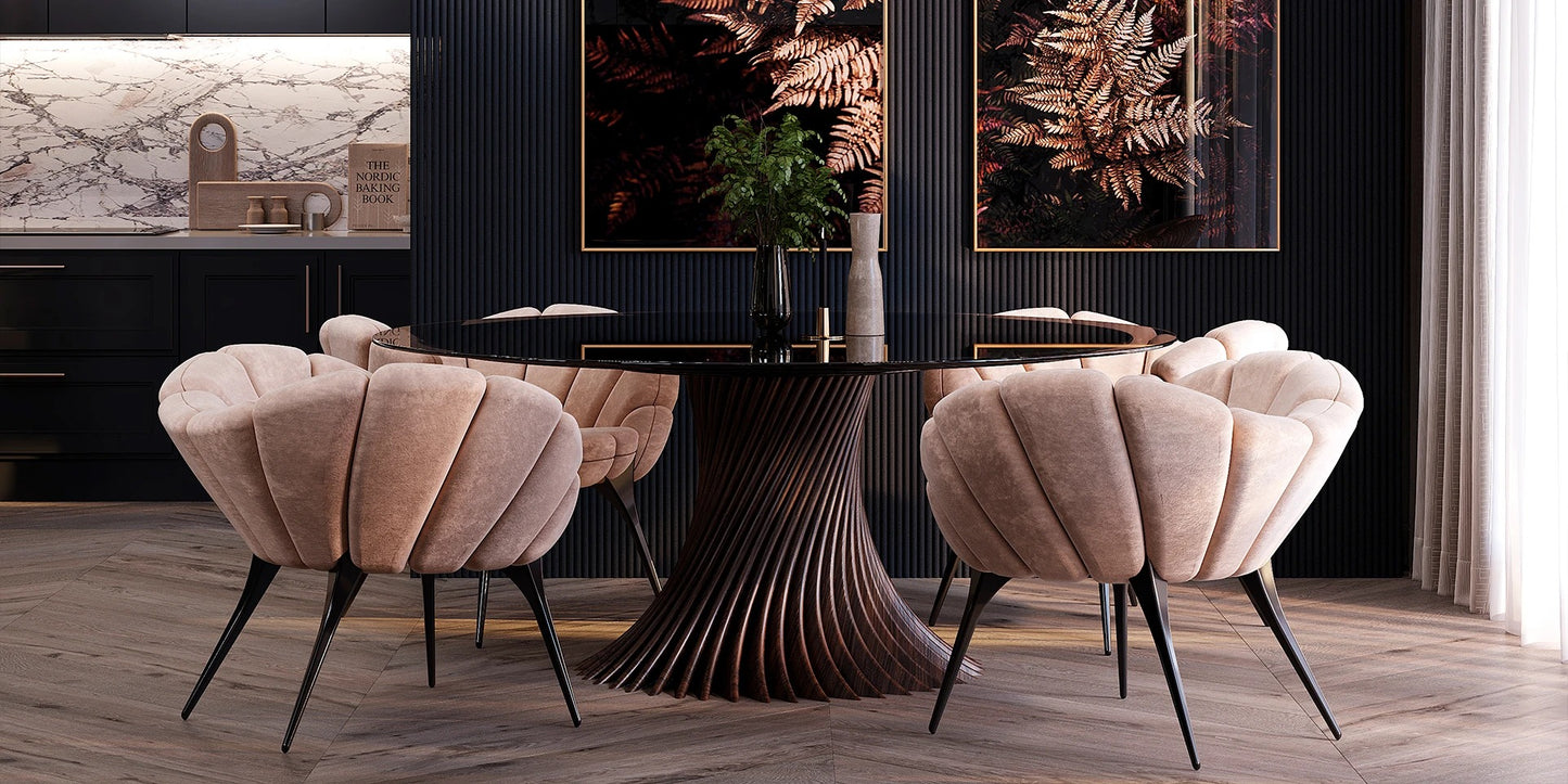 Alma De Luce Amasunzu Dining Chair