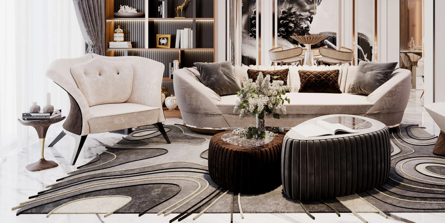 Alma De Luce Apache Tears Side Table
