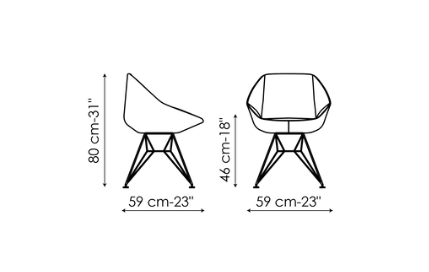 Bonaldo Stone Dining Chair