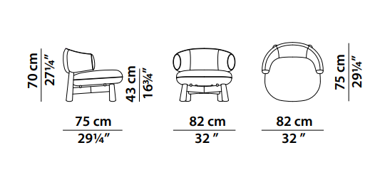Baxter Olaf Leisure Chair