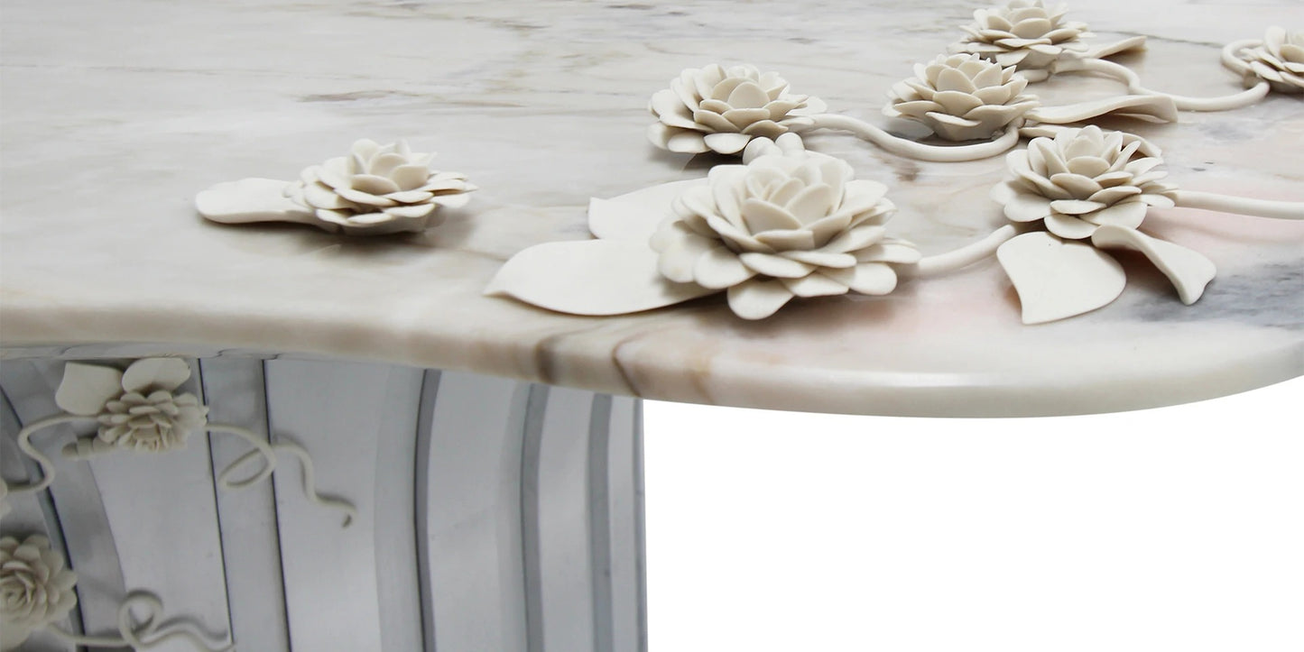 Alma De Luce Cardosas Pedestal Dining Table
