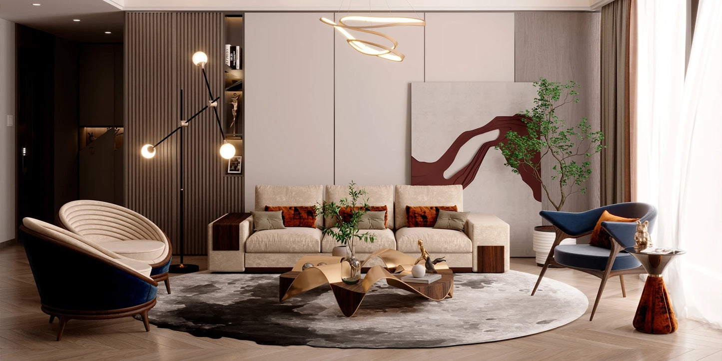 Alma De Luce Moon Rug