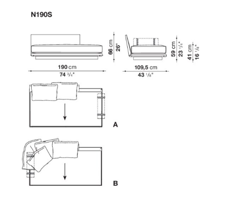 B&B Noonu Sofa