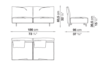 B&B Dambo Sofa