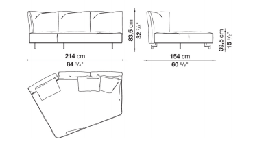 B&B Dambo Sofa