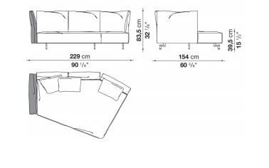 B&B Dambo Sofa