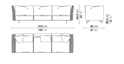 B&B Dambo Sofa