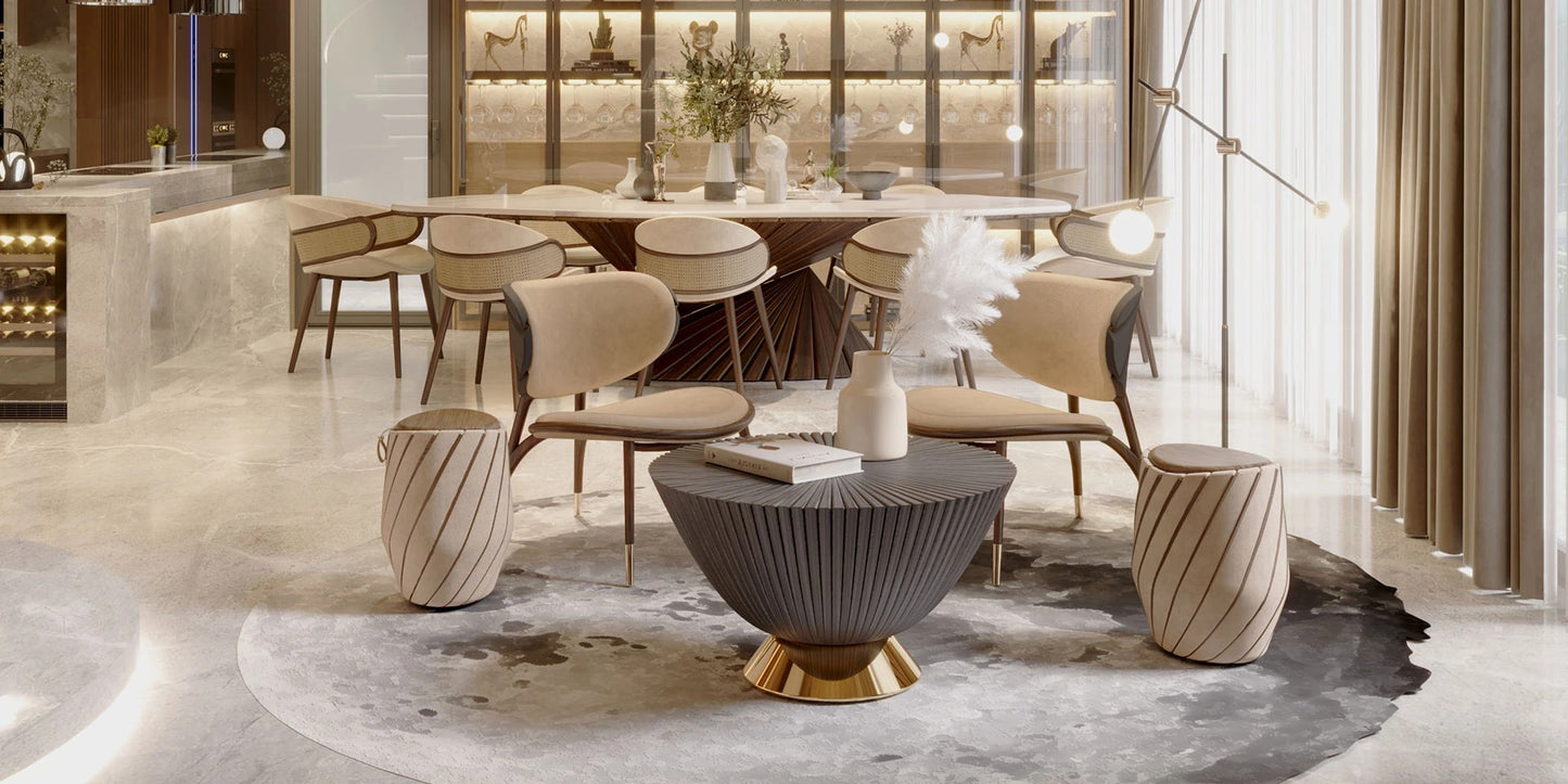 Alma De Luce Uchiwa Stool