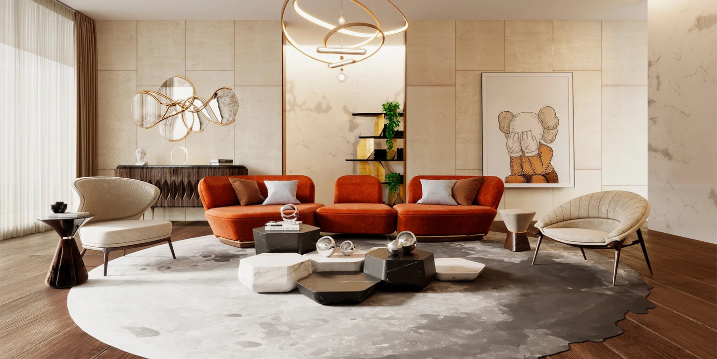 Alma De Luce Moon Rug