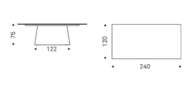 Cattelan Napoleon Keramik Dining Table