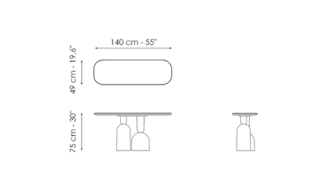 Bonaldo Cop Console Table