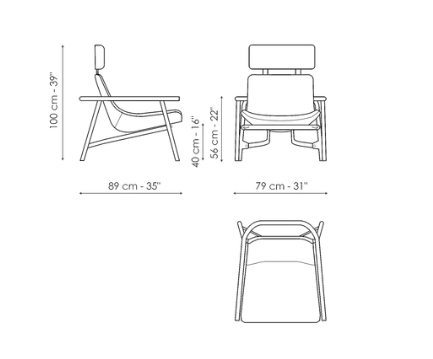 Bonaldo Eddy Leisure Chair